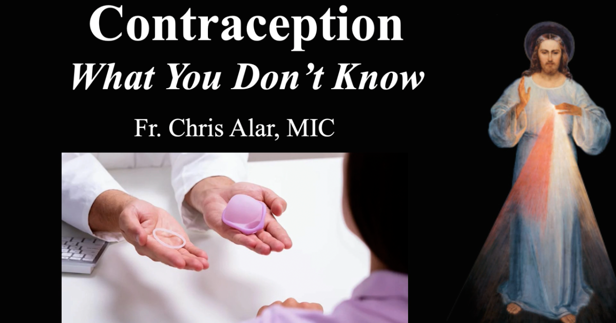 Contraception | Divine Mercy Plus
